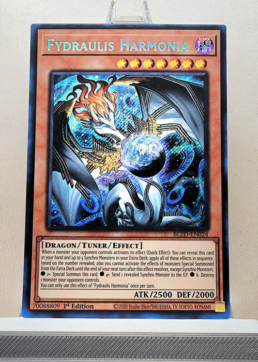 Yugioh! 1x Fydraulis Harmonia (BLZD - Secret Rare) 1st Edition
