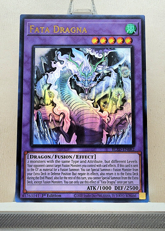 Yugioh! 1x Fata Dragna (BLZD - Ultra Rare) 1st Edition
