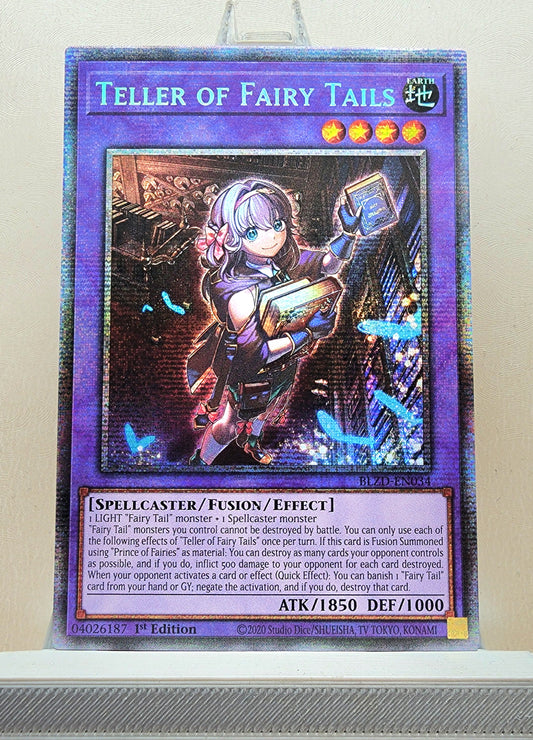 Yugioh! 1x Teller of Fairy Tails (BLZD - Starlight Rare) 1st Edition