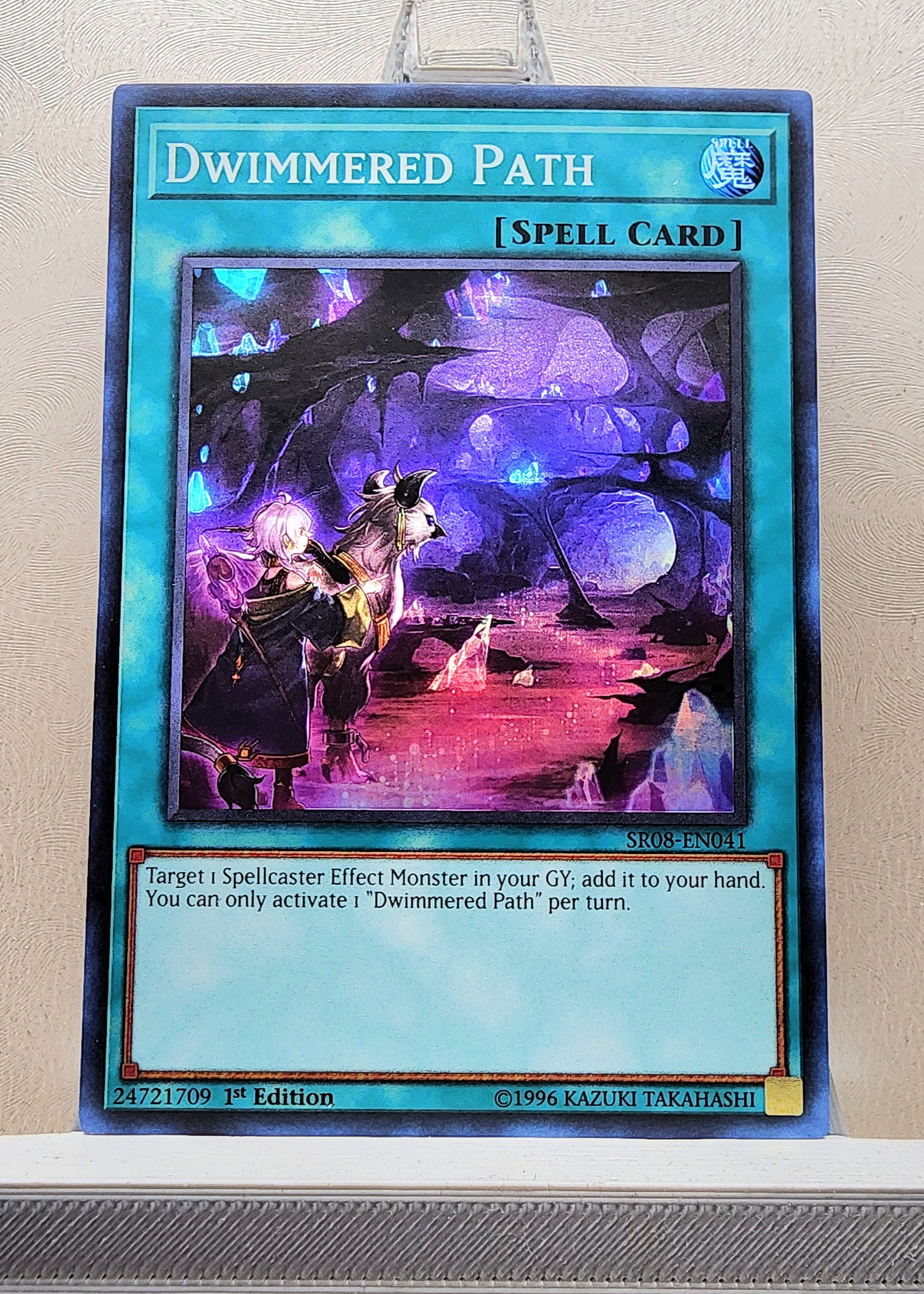 Yugioh! 1x Dwimmered Path (SR08 - Super Rare) 1st Edition