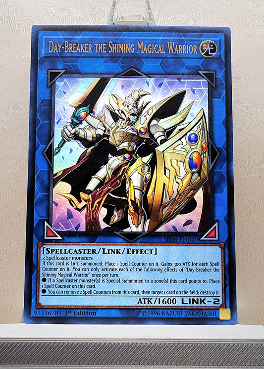 Yugioh! 1x Day-Breaker the Shining Magical Warrior (SR08 - Ultra Rare) 1st Edition