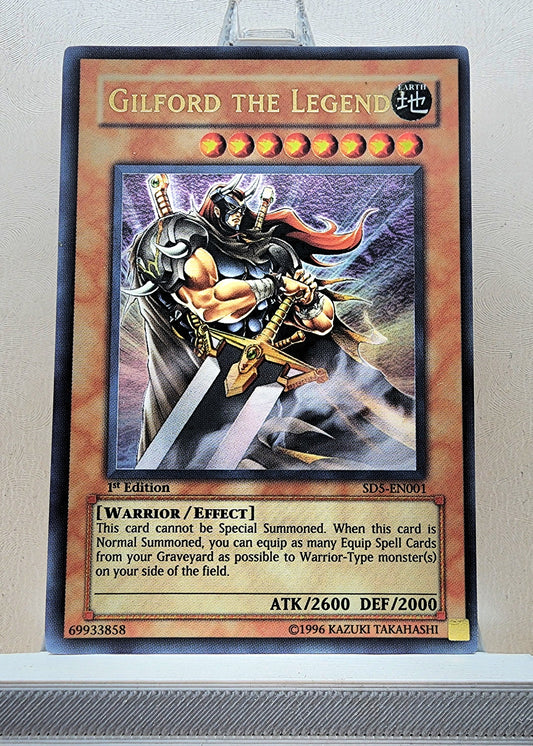 Yugioh! 1x Gilford the Legend (SD5 - Ultra Rare) 1st Edition