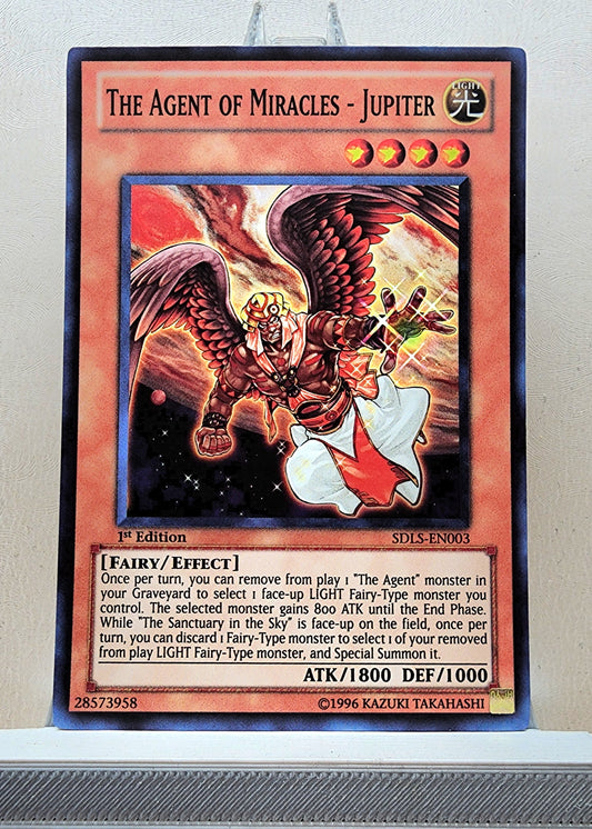 Yugioh! 1x The Agent of Miracles - Jupiter (SDLS - Super Rare) 1st Edition