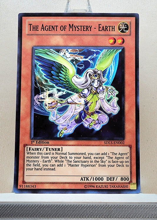 Yugioh! 1x The Agent of Mystery - Earth (SDLS - Super Rare) 1st Edition