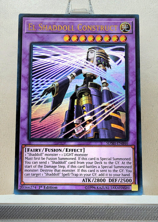 Yugioh! 1x El Shaddoll Construct (SDSH - Ultra Rare) 1st Edition