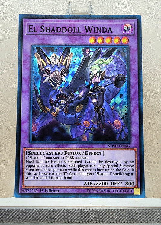 Yugioh! 1x El Shaddoll Winda (SDSH - Super Rare) 1st Edition