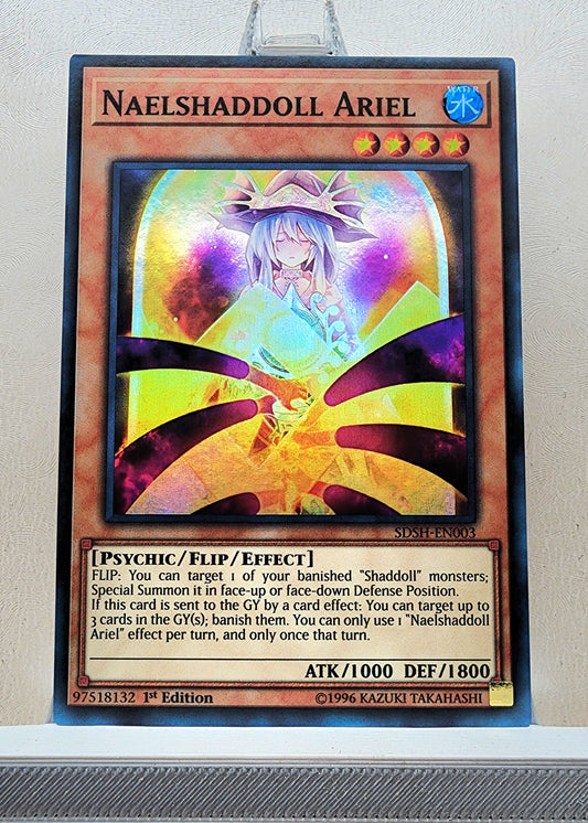 Yugioh! 1x Naelshaddoll Ariel (SDSH - Super Rare) 1st Edition