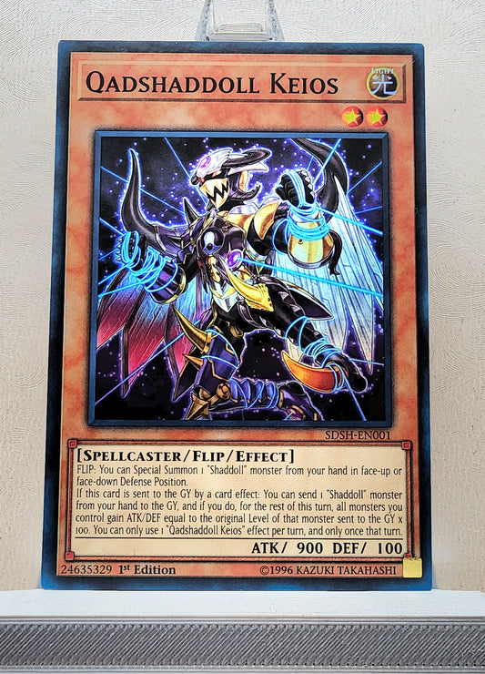 Yugioh! 1x Qadshaddoll Keios (SDSH - Super Rare) 1st Edition