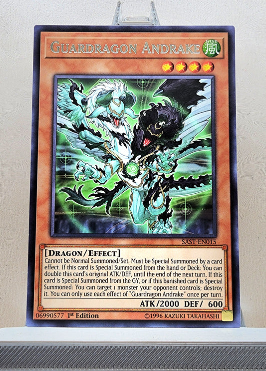 Yugioh! 1x Guardragon Andrake (SAST - Rare) 1st Edition