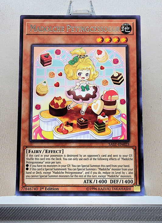 Yugioh! 1x Madolche Petingcessoeur (SAST - Rare) 1st Edition