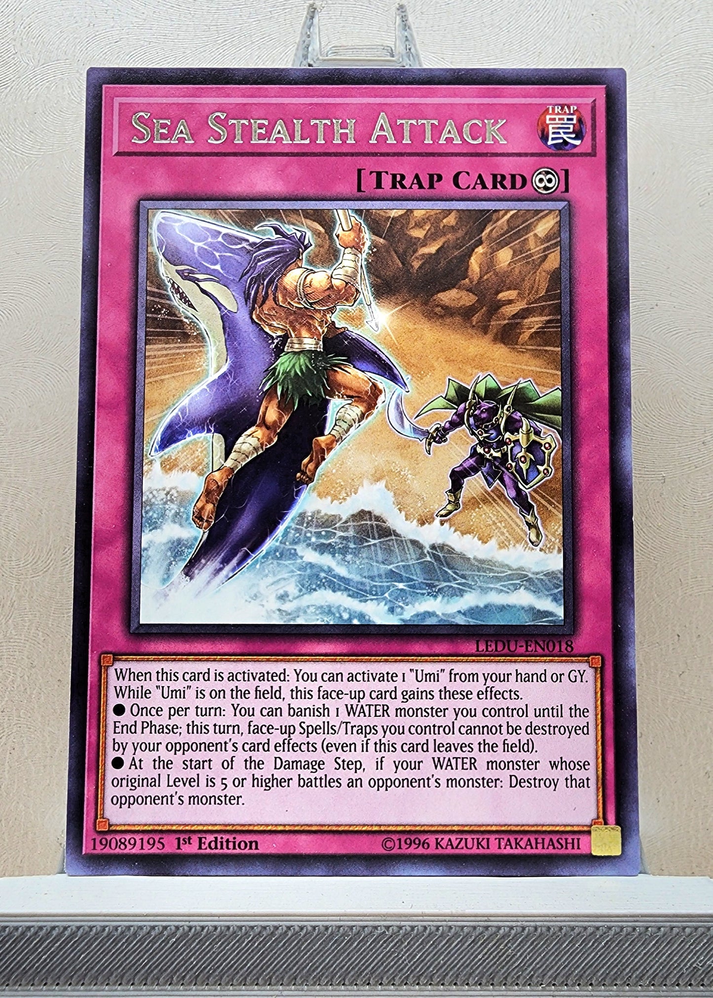 Yugioh! 1x Sea Stealth Attack (LEDU - Rare) 1st Edition