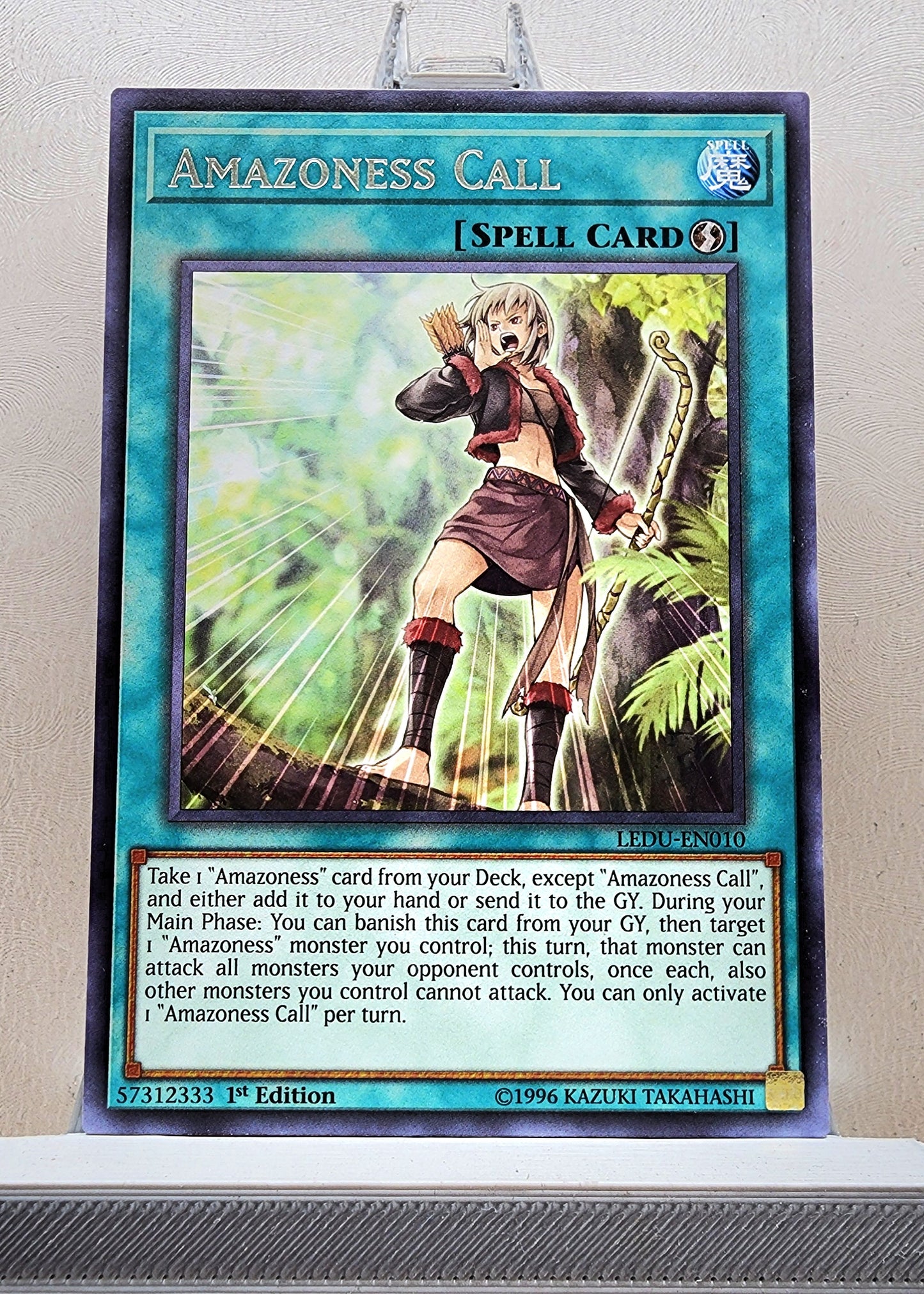 Yugioh! 1x Amazoness Call (LEDU - Rare) 1st Edition