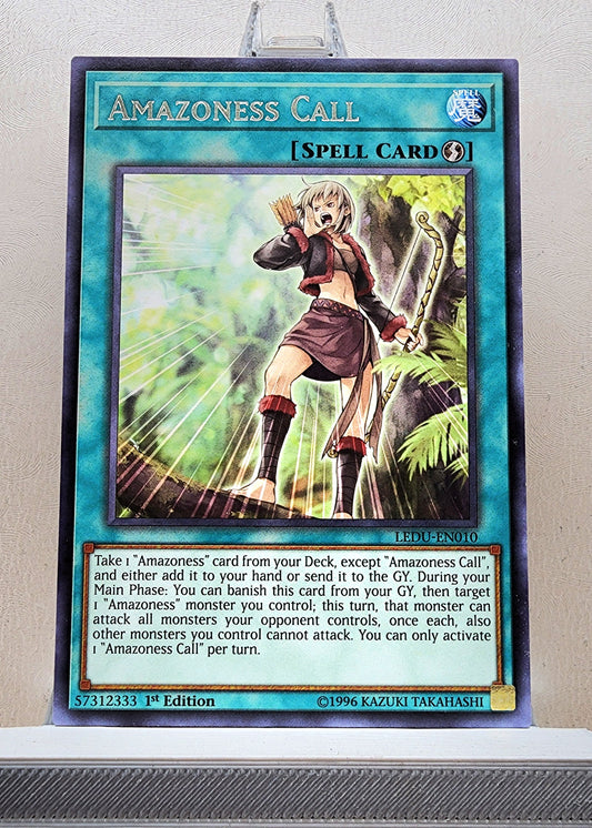 Yugioh! 1x Amazoness Call (LEDU - Rare) 1st Edition