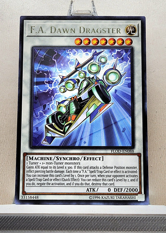 Yugioh! 1x F.A. Dawn Dragster (FLOD - Rare) 1st/Unli Edition