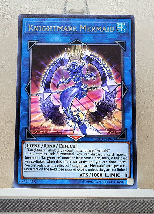 Yugioh! 1x Knightmare Mermaid (FLOD - Rare) 1st/Unli Edition