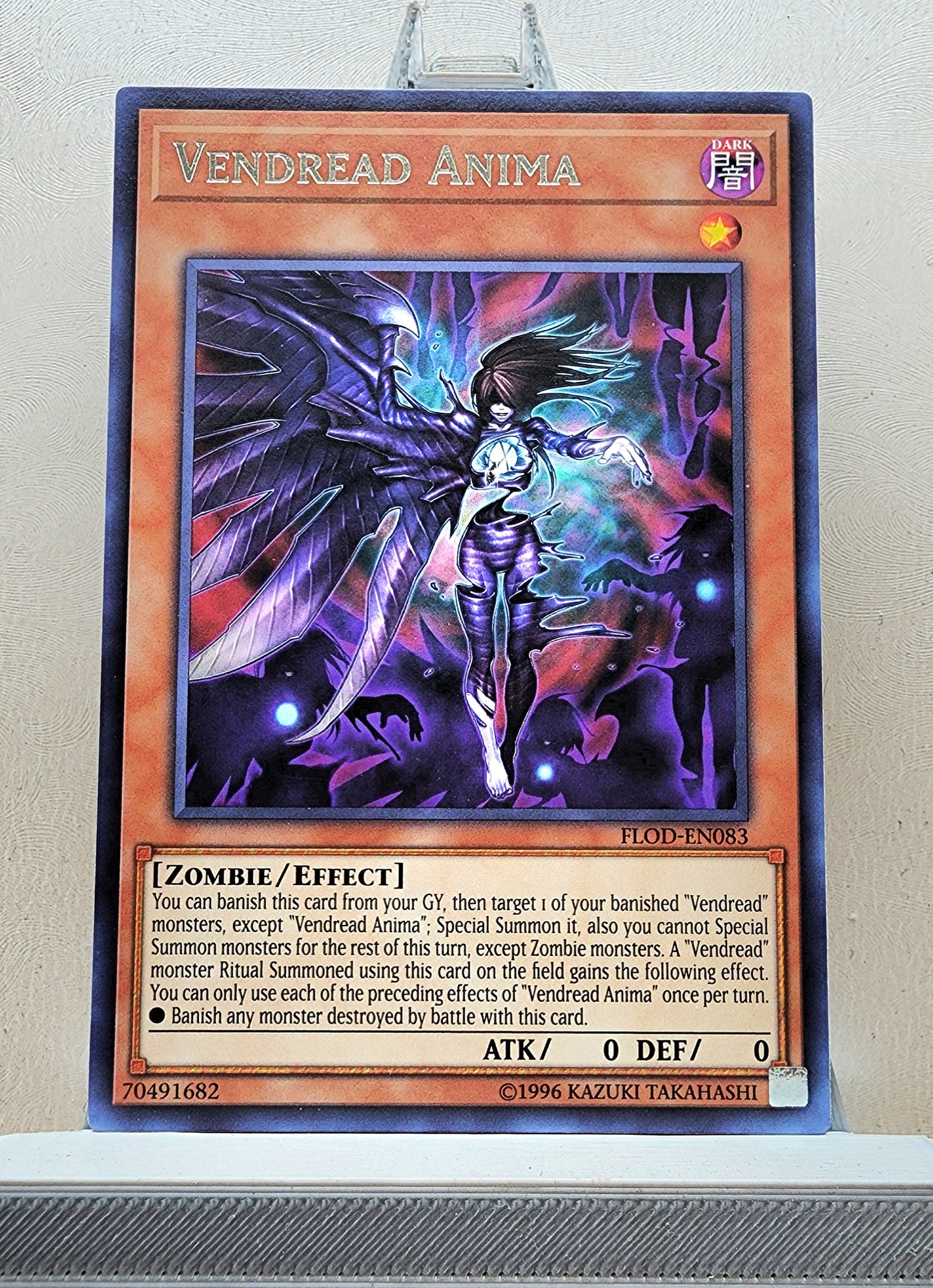 Yugioh! 1x Vendread Anima (FLOD - Rare) Unli Edition
