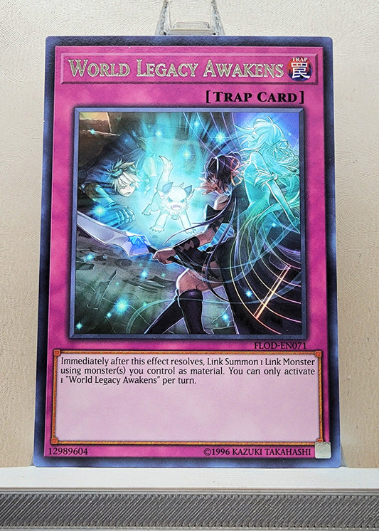 Yugioh! 1x World Legacy Awakens (FLOD - Rare) 1st/Unli Edition