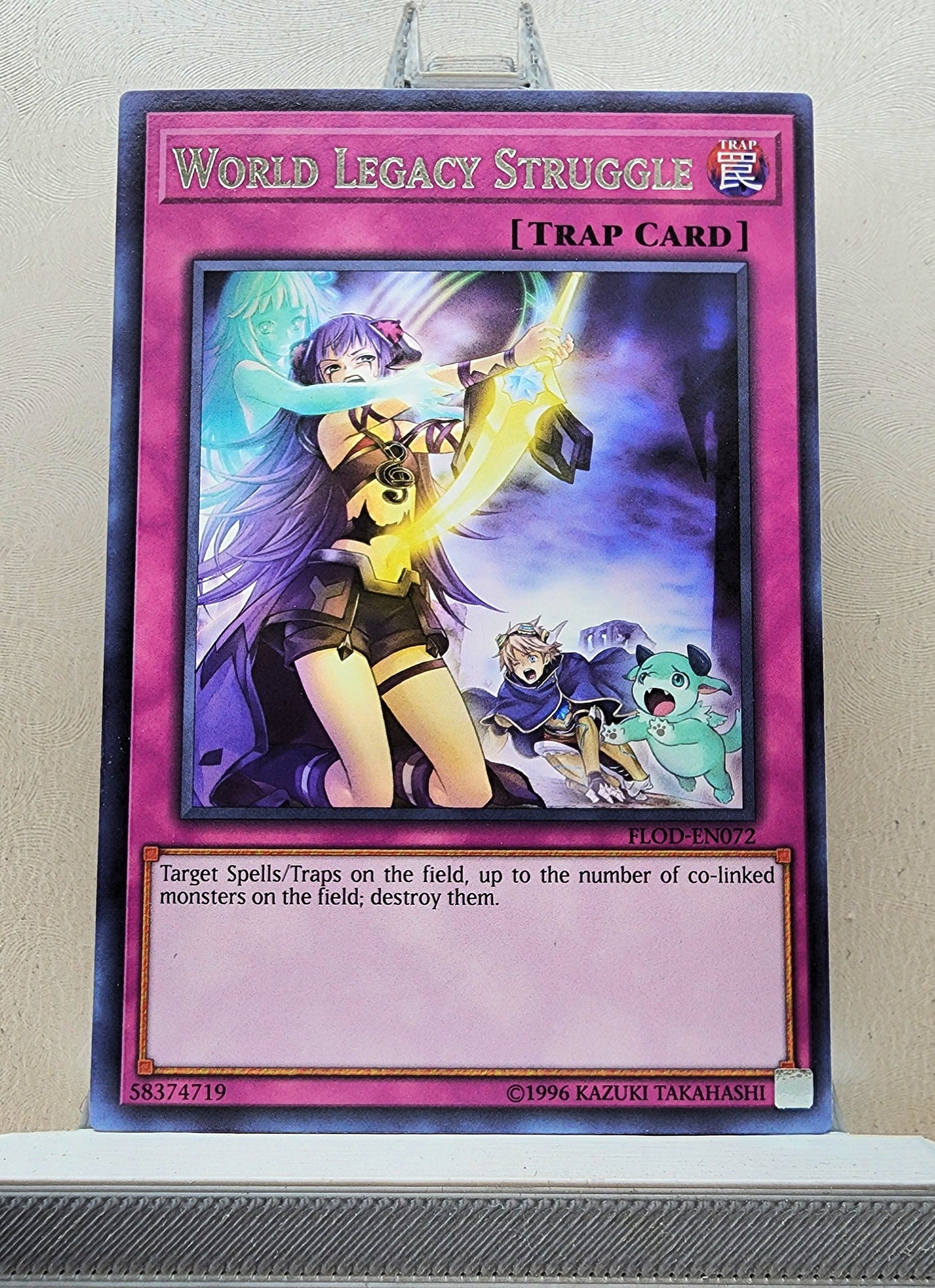 Yugioh! 1x World Legacy Struggle (FLOD - Rare) 1st/Unli Edition