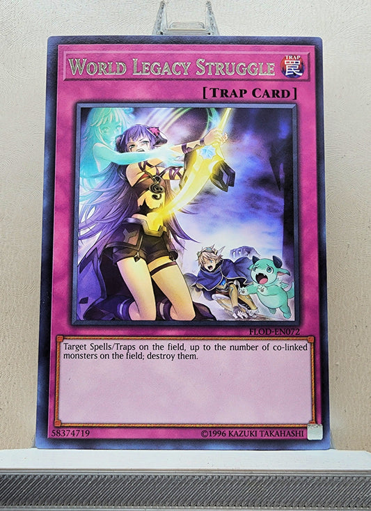 Yugioh! 1x World Legacy Struggle (FLOD - Rare) 1st/Unli Edition