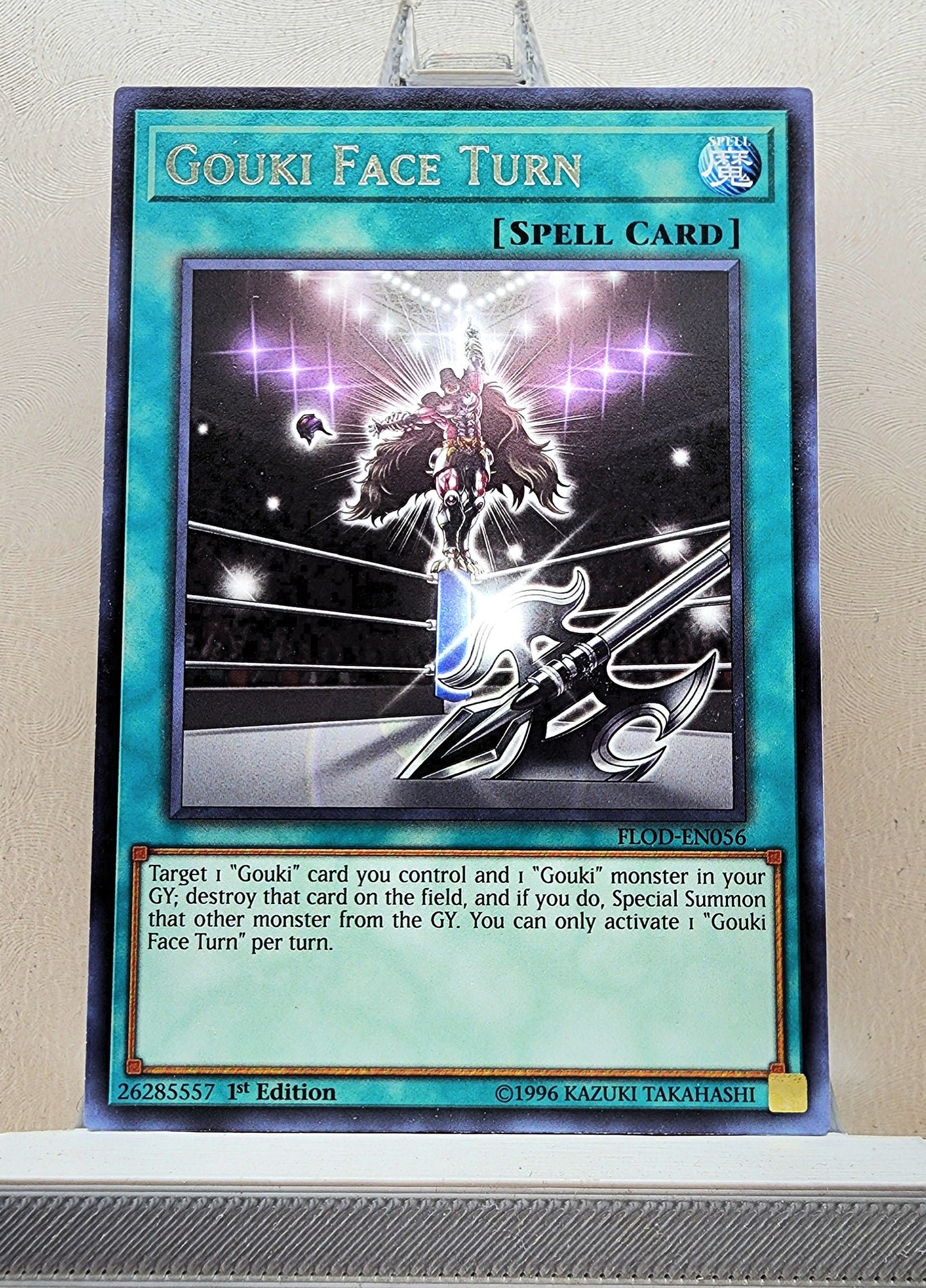 Yugioh! 1x Gouki Face Turn (FLOD - Rare) 1st/Unli Edition