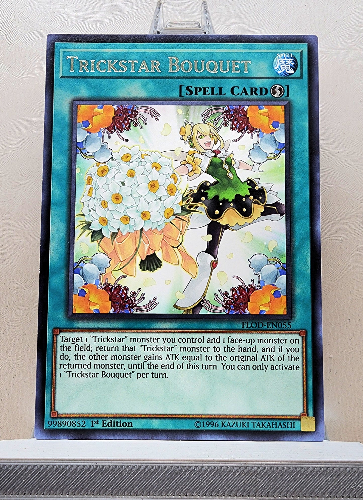 Yugioh! 1x Trickstar Bouquet (FLOD - Rare) 1st/Unli Edition