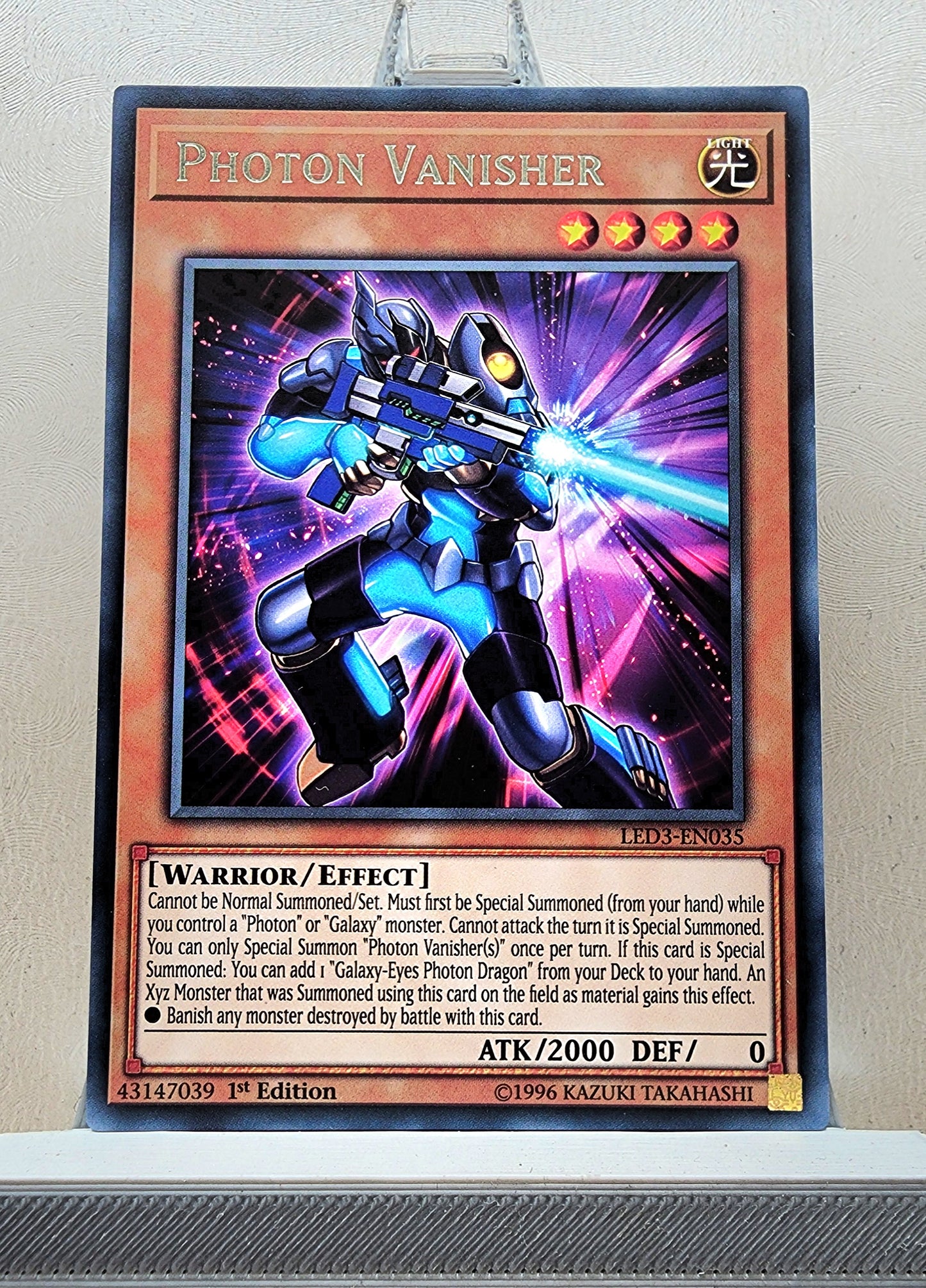 Yugioh! 1x Photon Vanisher (LED3 - Rare) 1st Edition