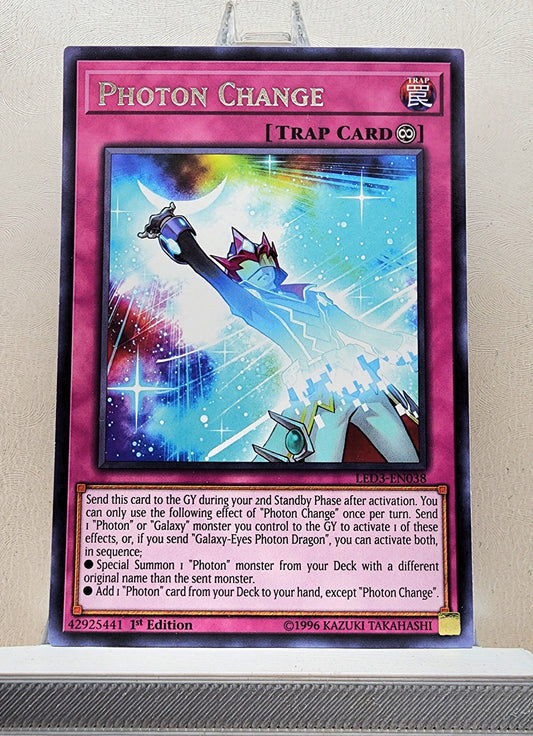 Yugioh! 1x Photon Change (LED3 - Rare) 1st Edition