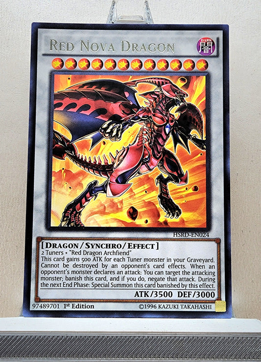 Yugioh! 1x Red Nova Dragon (HSRD - Rare) 1st Edition