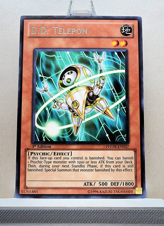 Yugioh! 1x D.D. Telepon (PHSW - Rare) 1st/Unli Edition