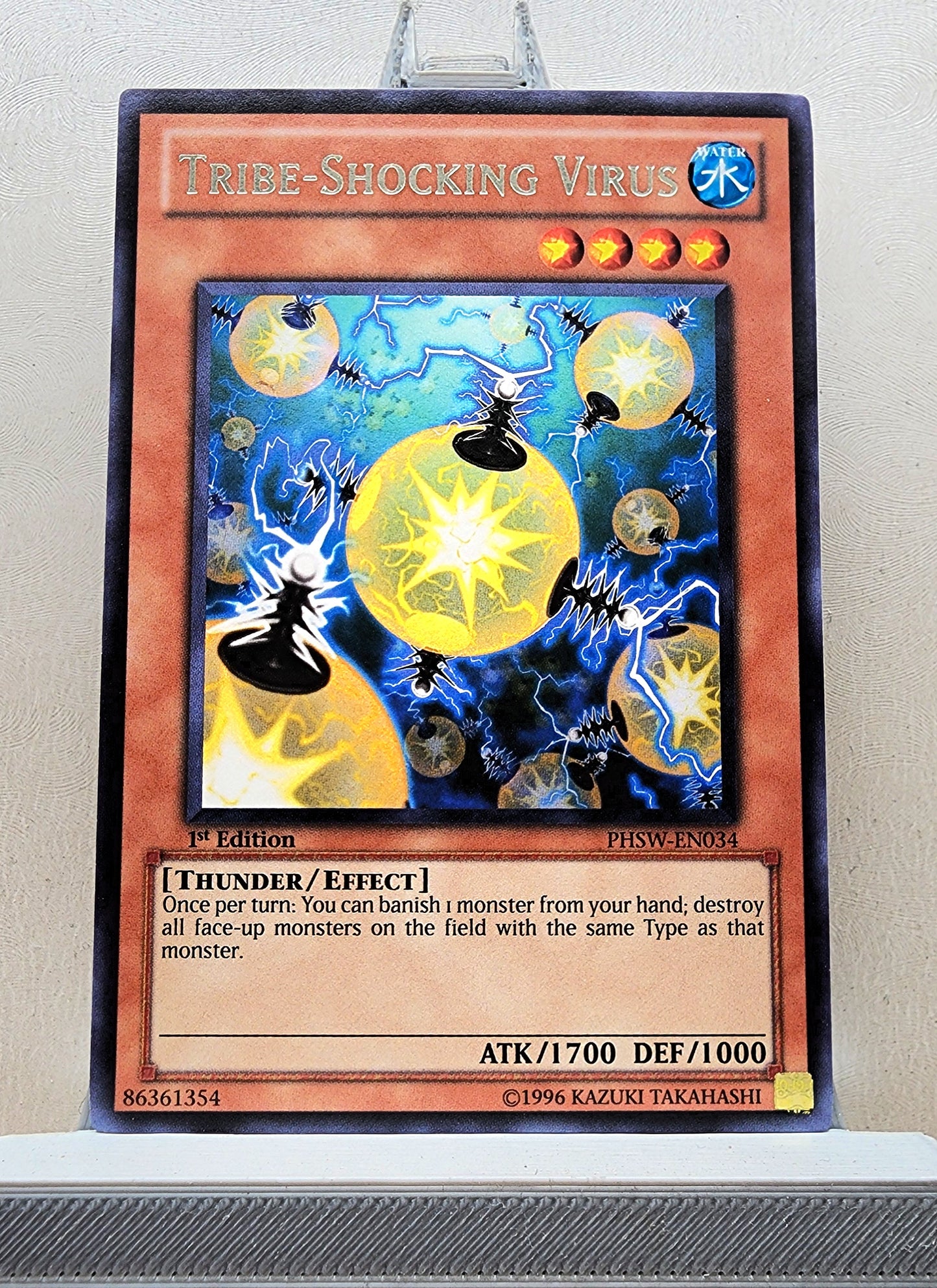 Yugioh! 1x Tribe-Shocking Virus (PHSW - Rare) 1st/Unli Edition