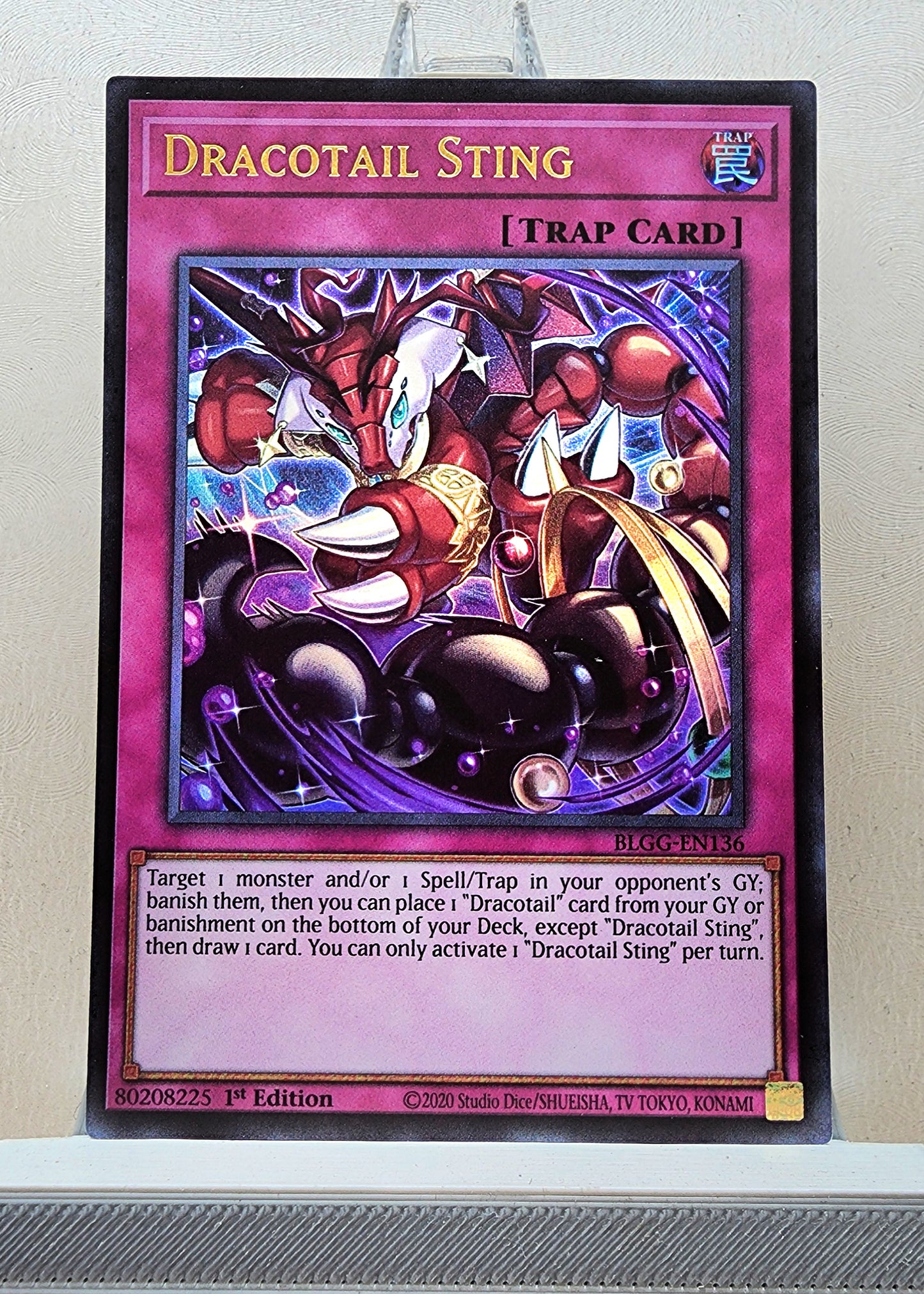 Yugioh! 1x Dracotail Sting (BLGG - Ultra Rare) 1st Edition