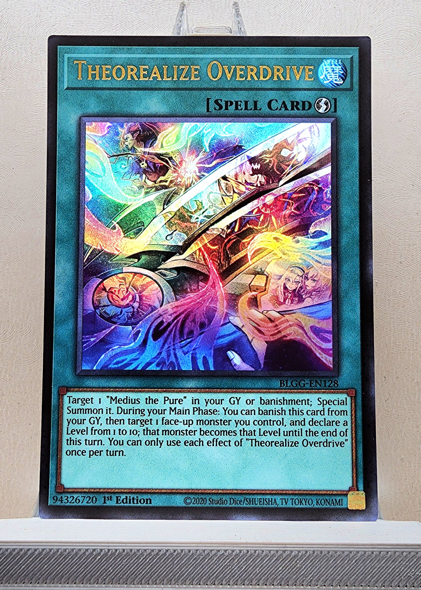 Yugioh! 1x Theorealize Overdrive (BLGG - Ultra Rare) 1st Edition