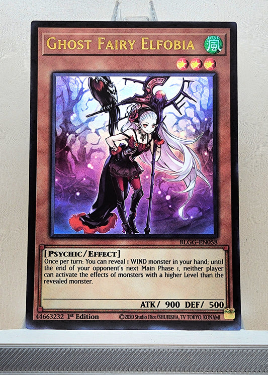 Yugioh! 1x Ghost Fairy Elfobia (BLGG - Ultra Rare) 1st Edition