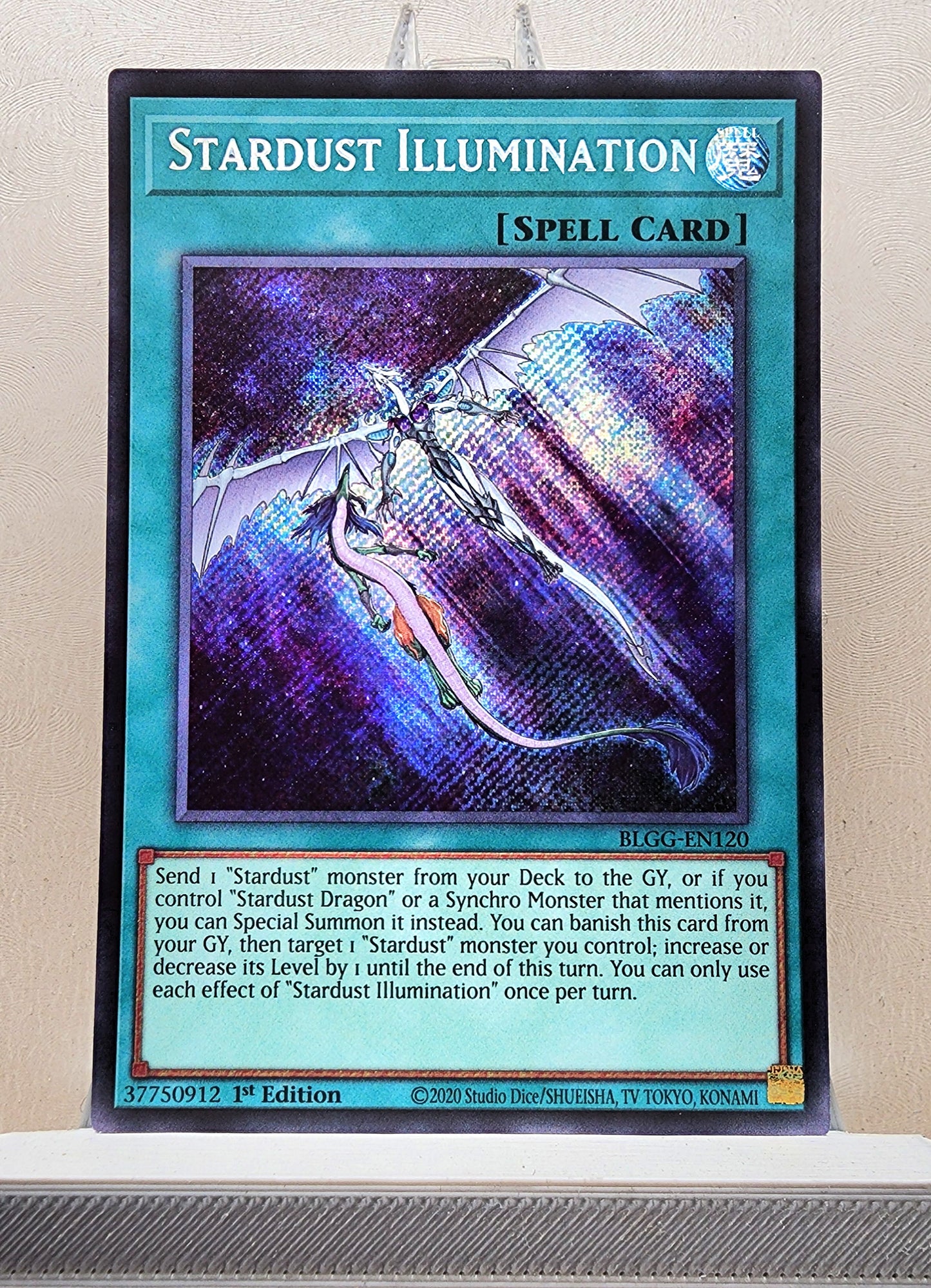 Yugioh! 1x Stardust Illumination (BLGG - Secret Rare) 1st Edition
