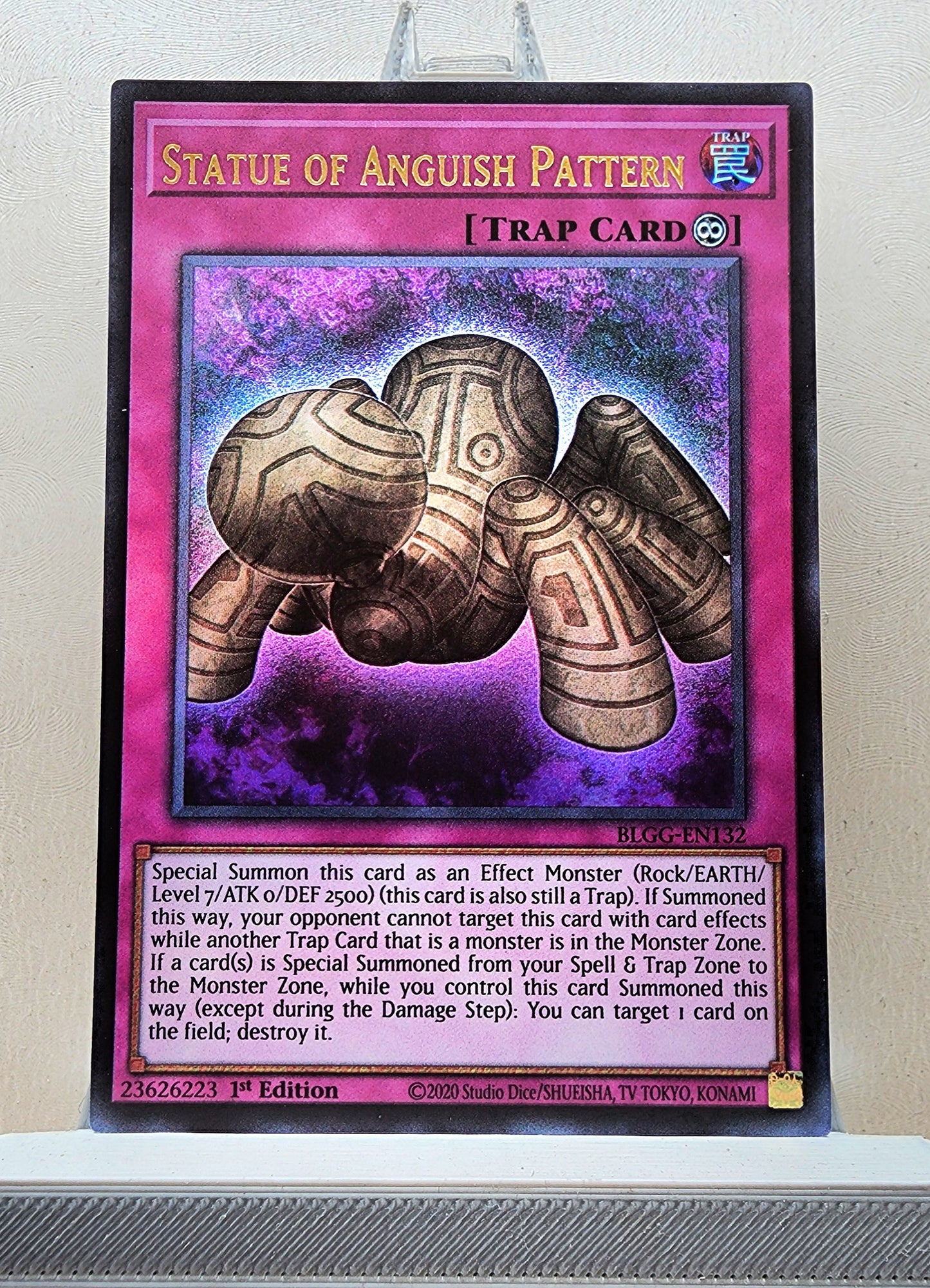 Yugioh! 1x Statue of Anguish Pattern (BLGG - Ultra Rare) 1st Edition