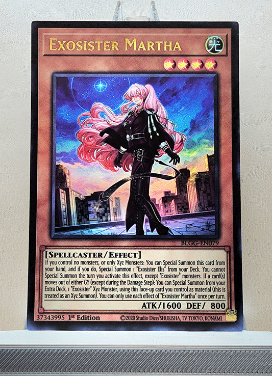 Yugioh! 1x Exosister Martha (BLGG - Ultra Rare) 1st Edition