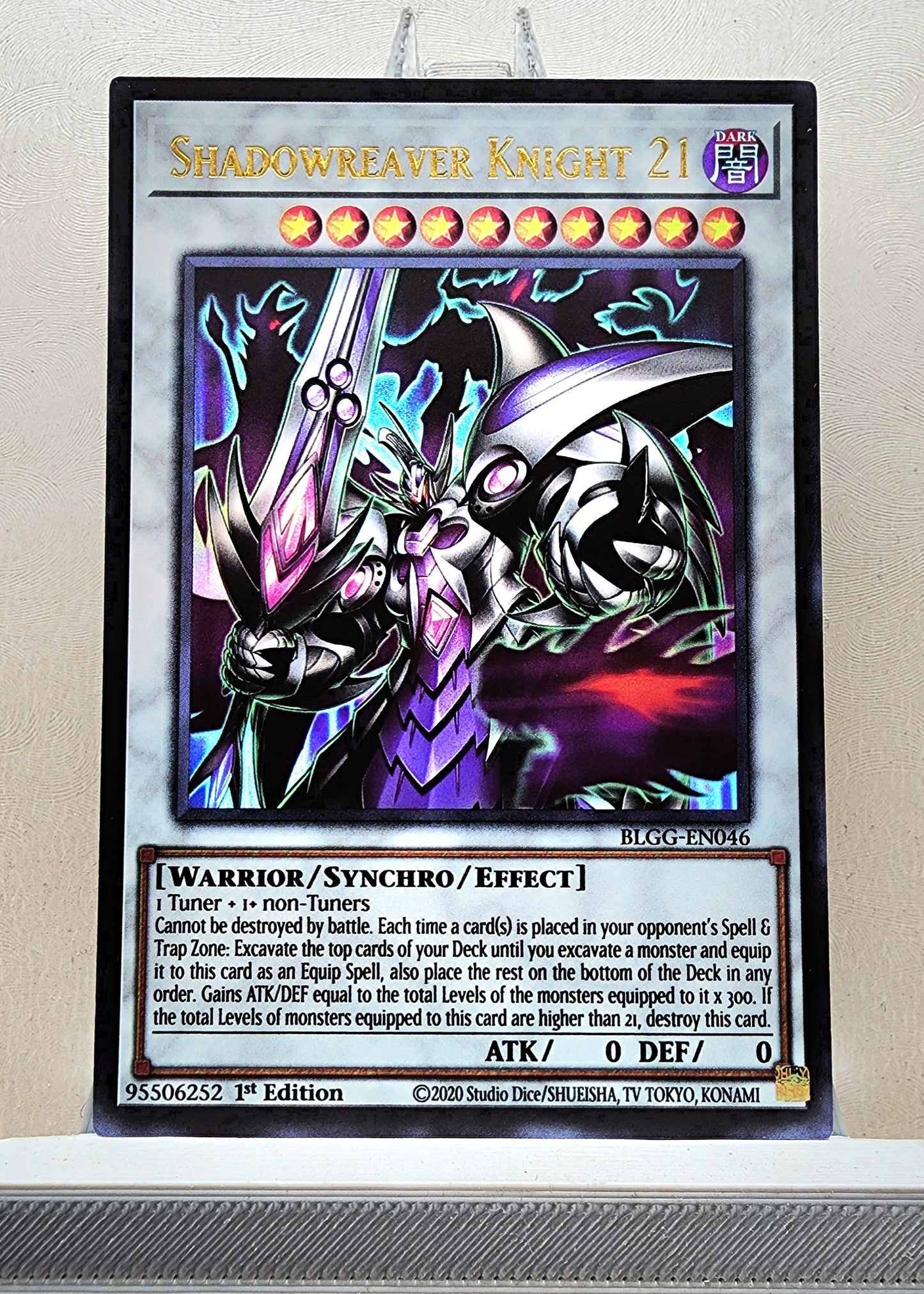 Yugioh! 1x Shadowreaver Knight 21 (BLGG - Ultra Rare) 1st Edition