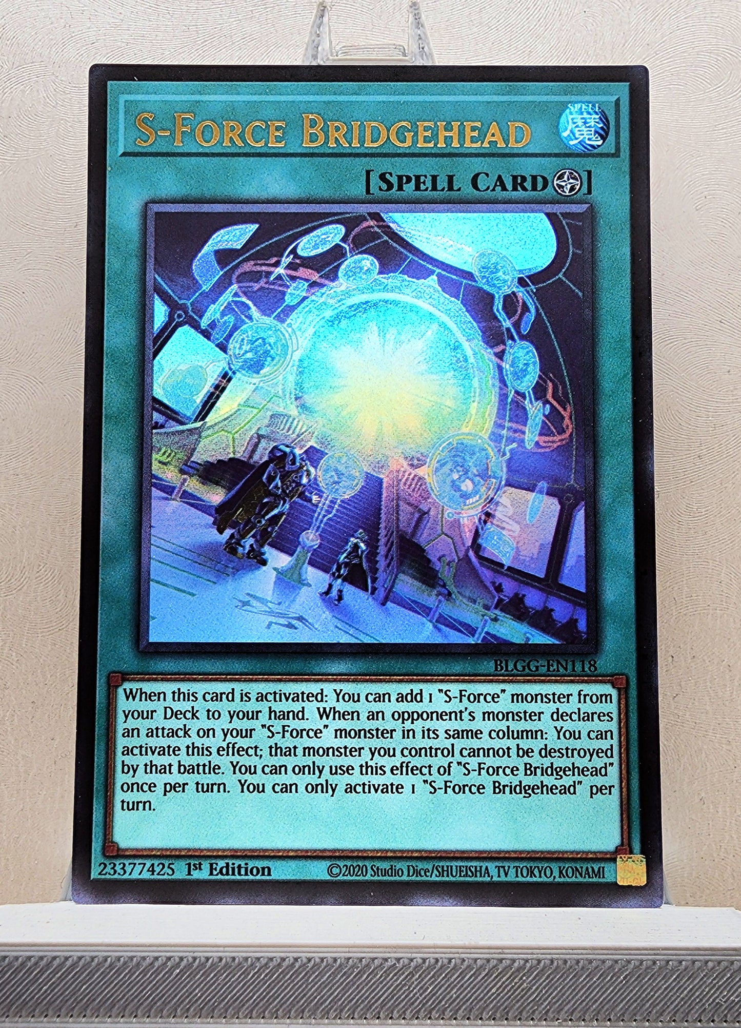 Yugioh! 1x S-Force Bridgehead (BLGG - Ultra Rare) 1st Edition