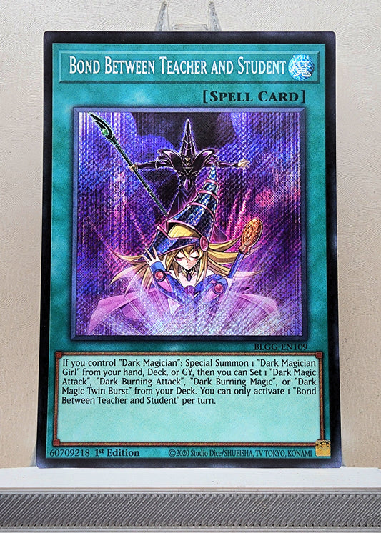 Yugioh! 1x Bond Between Teacher and Student (BLGG - Secret Rare) 1st Edition