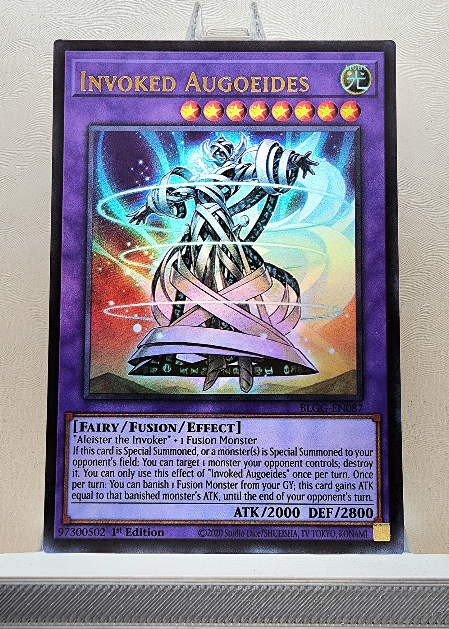 Yugioh! 1x Invoked Augoeides (BLGG - Ultra Rare) 1st Edition