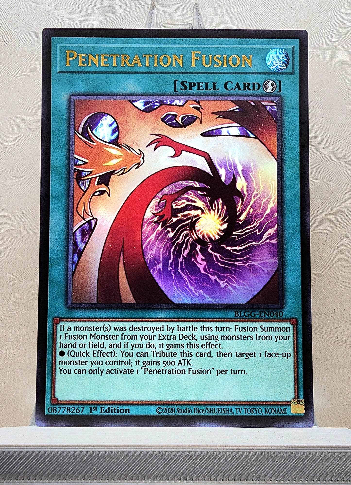 Yugioh! 1x Penetration Fusion (BLGG - Ultra Rare) 1st Edition