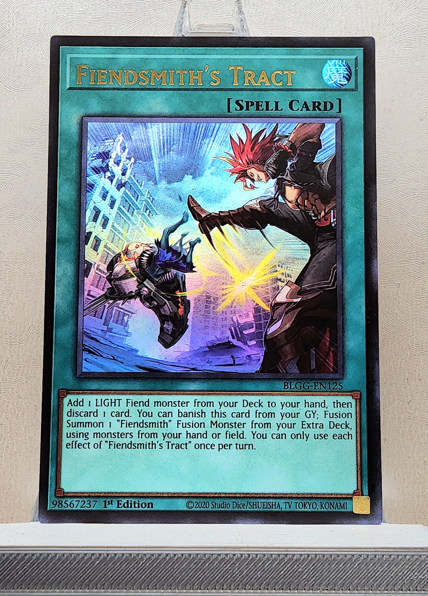 Yugioh! 1x Fiendsmith's Tract (BLGG - Ultra Rare) 1st Edition