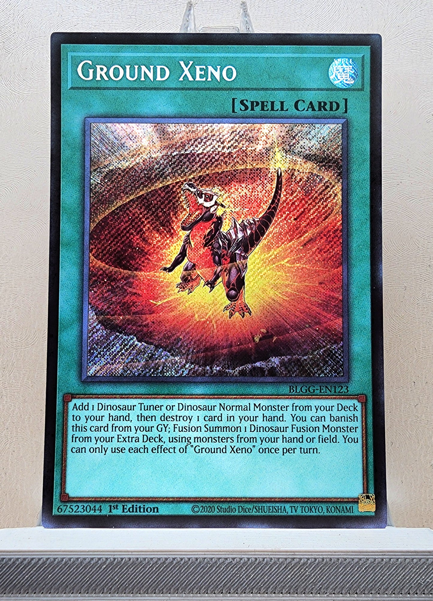 Yugioh! 1x Ground Xeno (BLGG - Secret Rare) 1st Edition
