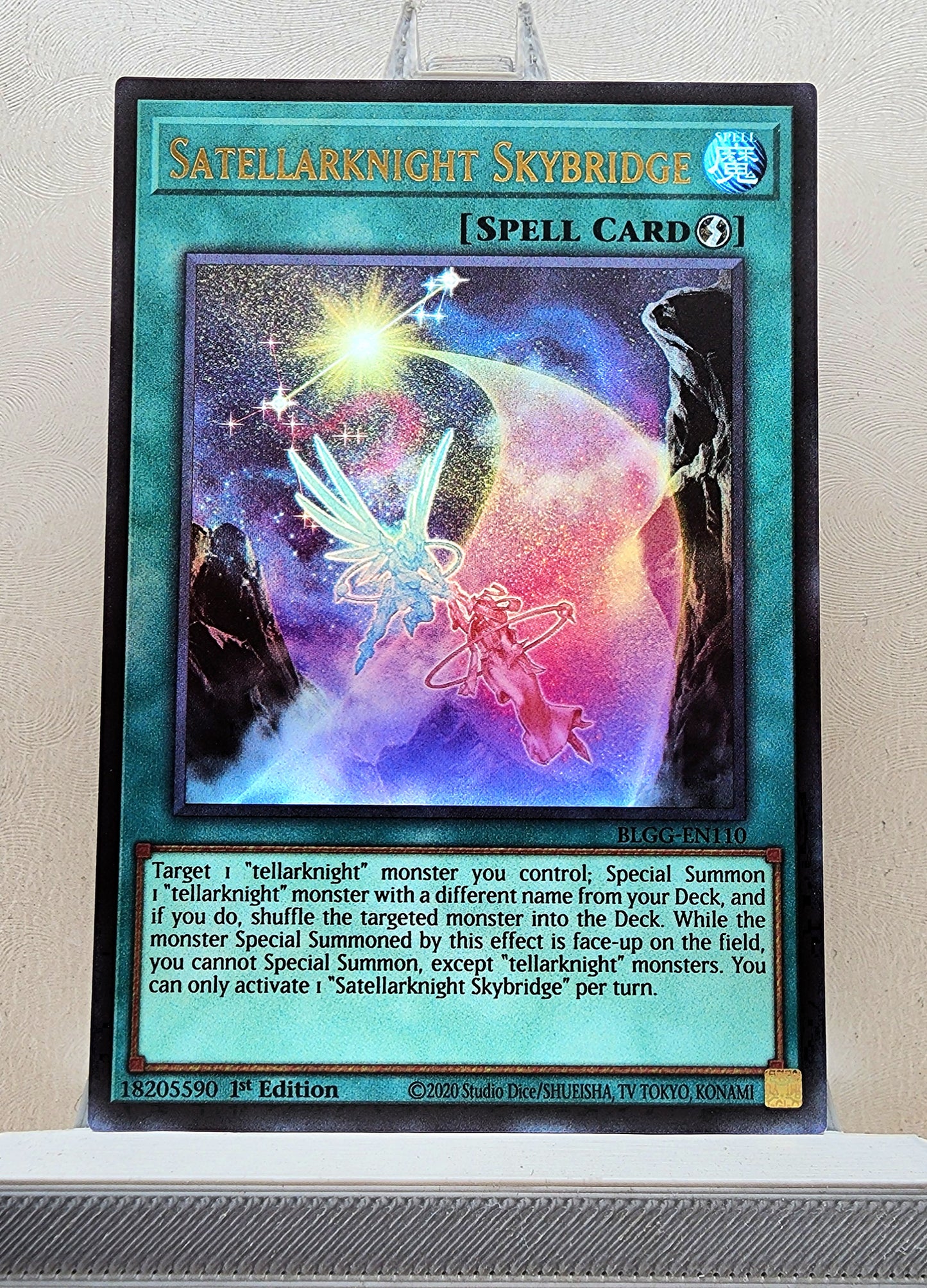 Yugioh! 1x Satellarknight Skybridge (BLGG - Ultra Rare) 1st Edition