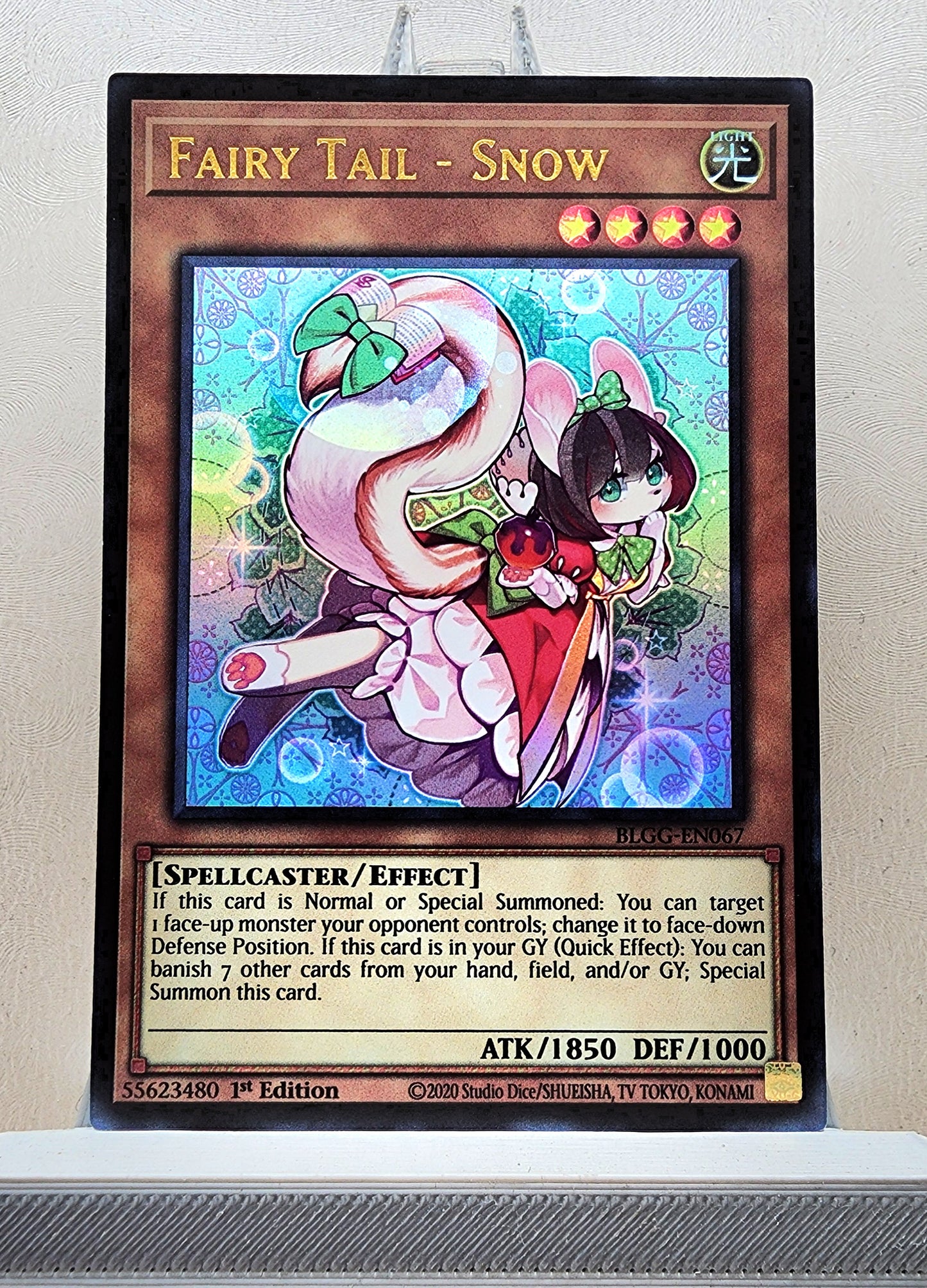 Yugioh! 1x Fairy Tail - Snow (BLGG - Ultra Rare) 1st Edition