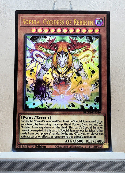 Yugioh! 1x Sophia, Goddess of Rebirth (BLGG - Ultra Rare) 1st Edition