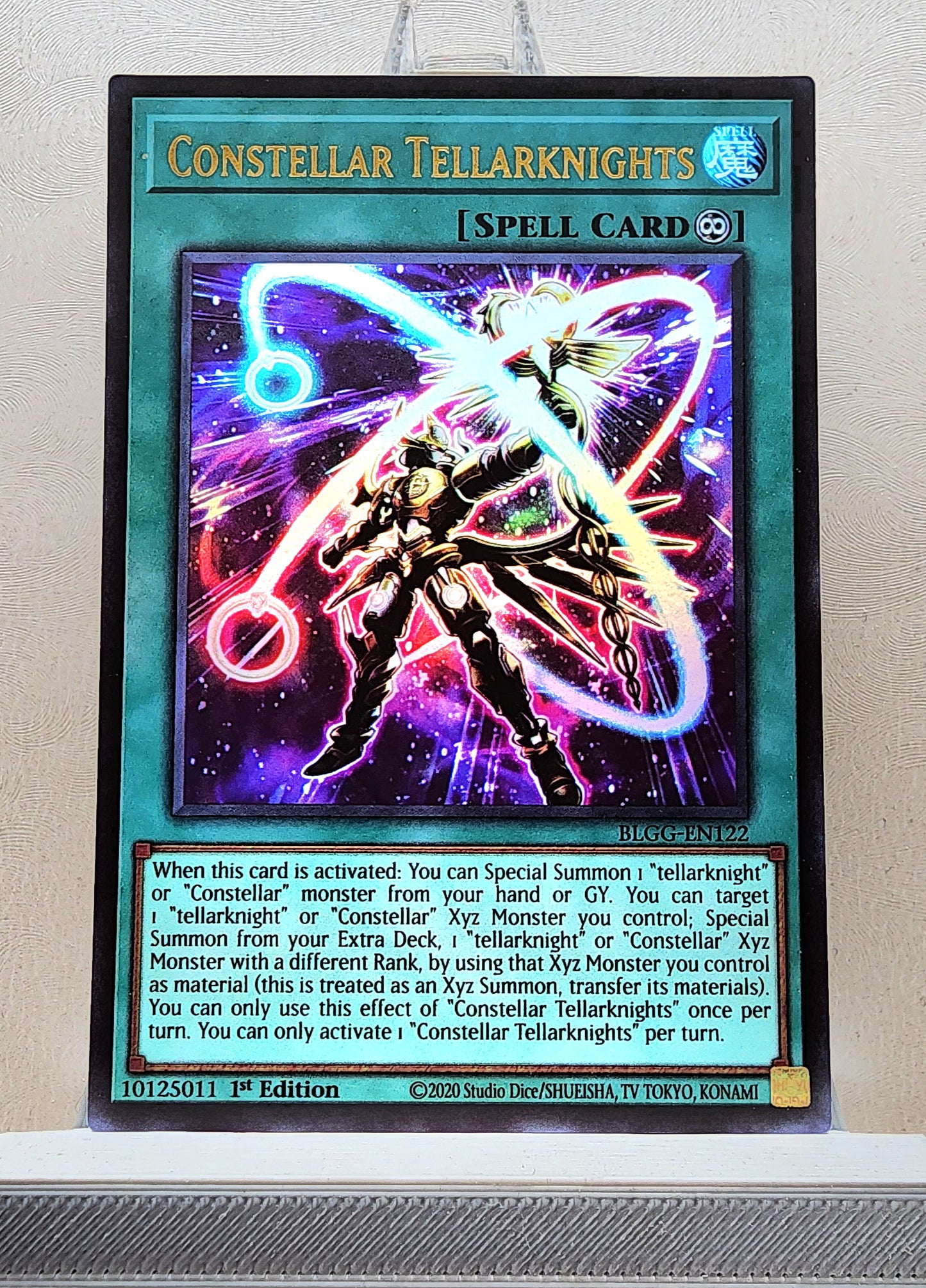 Yugioh! 1x Constellar Tellarknights (BLGG - Ultra Rare) 1st Edition