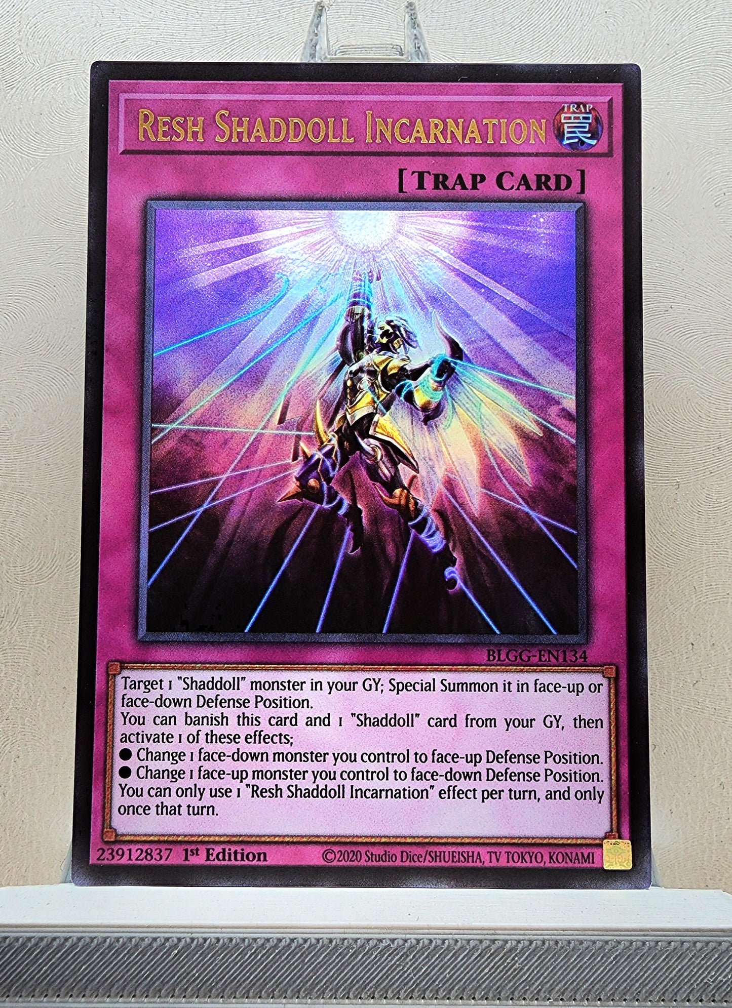 Yugioh! 1x Resh Shaddoll Incarnation (BLGG - Ultra Rare) 1st Edition
