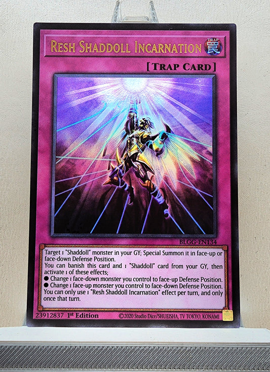 Yugioh! 1x Resh Shaddoll Incarnation (BLGG - Ultra Rare) 1st Edition