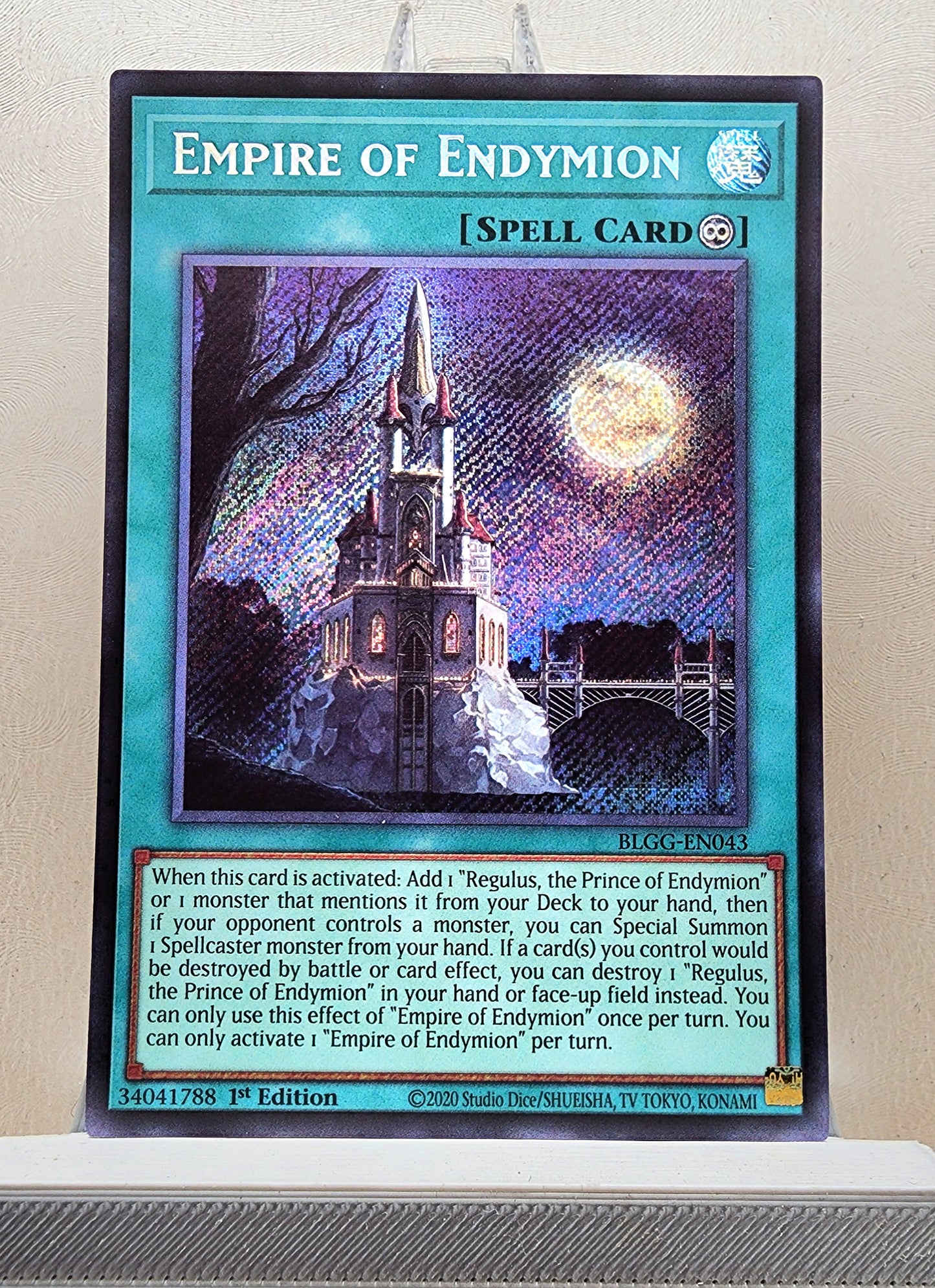 Yugioh! 1x Empire of Endymion (BLGG - Secret Rare) 1st Edition